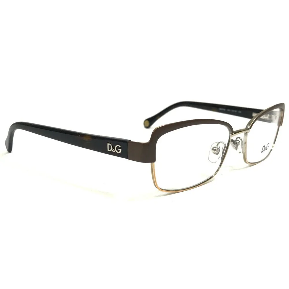 Dolce & Gabbana Eyeglasses Frames D&G5102 1101 Tortoise Brown Gold 51-16-135